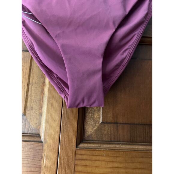 NWT Andie Women's The Symi Cheeky Bikini Swim Bottom Mulberry Pink Size S - Picture 5 of 11